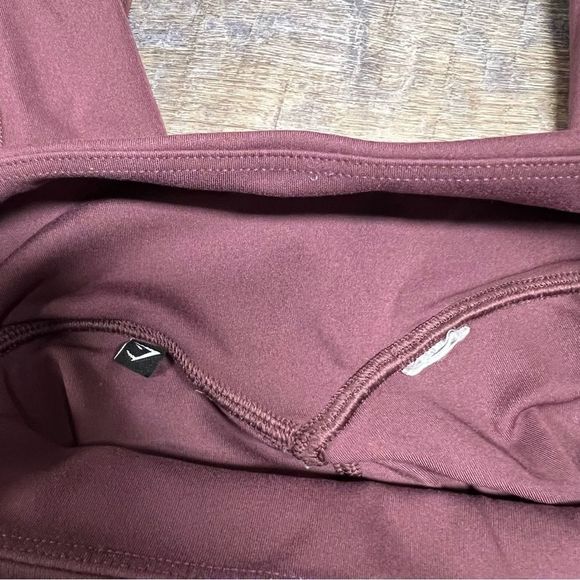 Gymshark Leggings women’s Size Small? Mauve High Waisted Panel Pockets Pull On - Picture 6 of 8